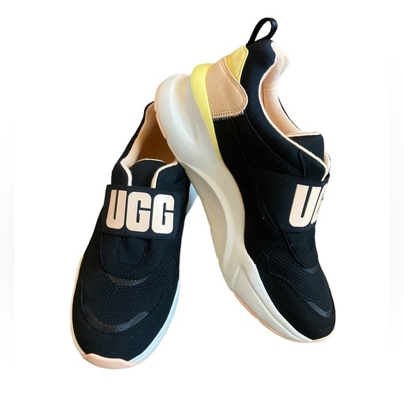 Brand New UGG LA FLEX Athletic Sneaker Shoes Black Peach Fuzz Women’s Size 9 - Picture 8 of 16